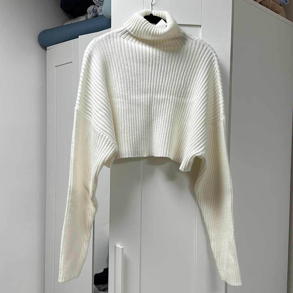 Turtleneck Cropped Sweater